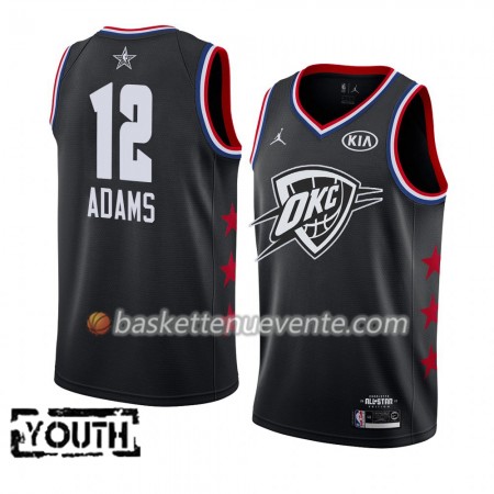 Maillot Basket Oklahoma City Thunder Steven Adams 12 2019 All-Star Jordan Brand Noir Swingman - Enfant